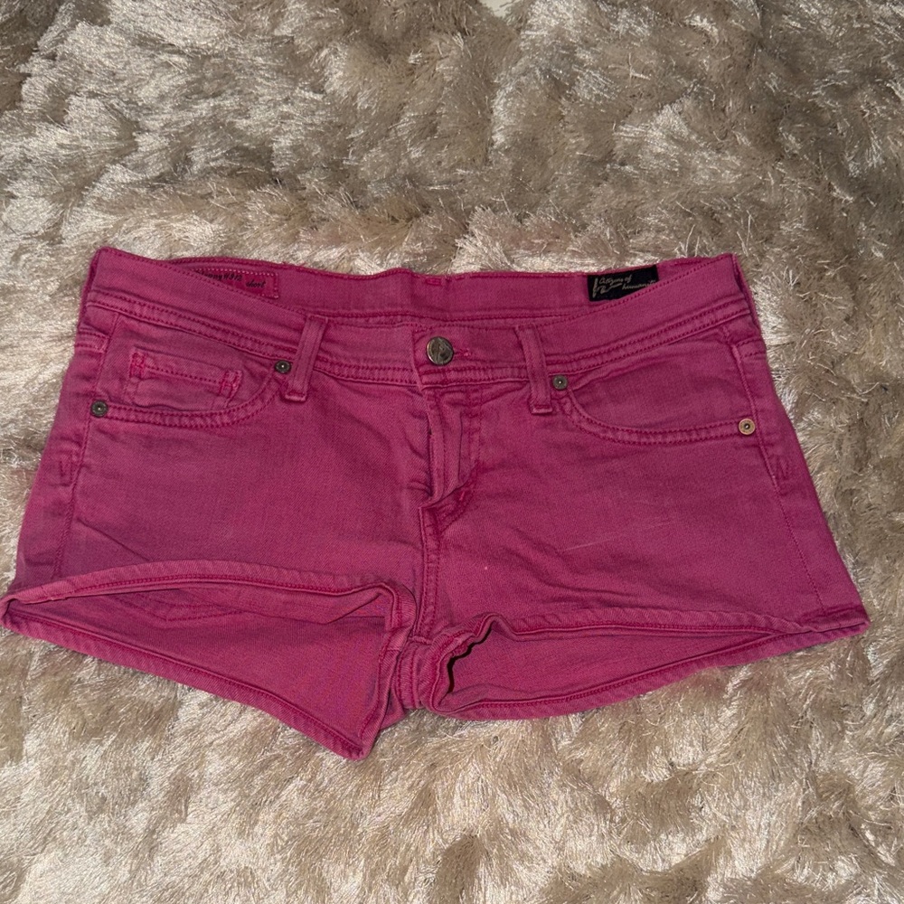 Citizens Of Humanity Fuchsia Jean Shorts